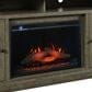 Waltham Telluride 60" TV Stand with Electric Fireplace in Driftwood, , large