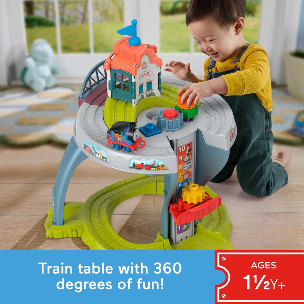 Fisher Price My First Train Table with Track and Fine Motor Activities in Multicolor, , large