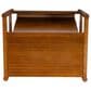 Linon Home Decor Flanagan Magazine Rack in Walnut, , large