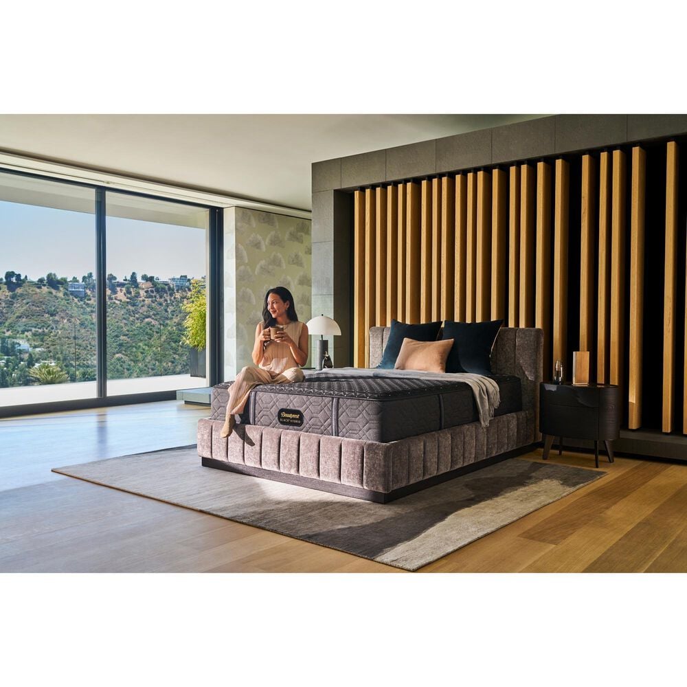 Simmons Company Black Hybrid Series Three Medium Pillow Top King Mattress, , large