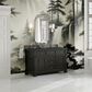 James Martin Vanities Brookfield 60" Single Bathroom Vanity in Black Onyx with 3 cm Charcoal Soapstone Quartz Top and Rectangular Sink, , large