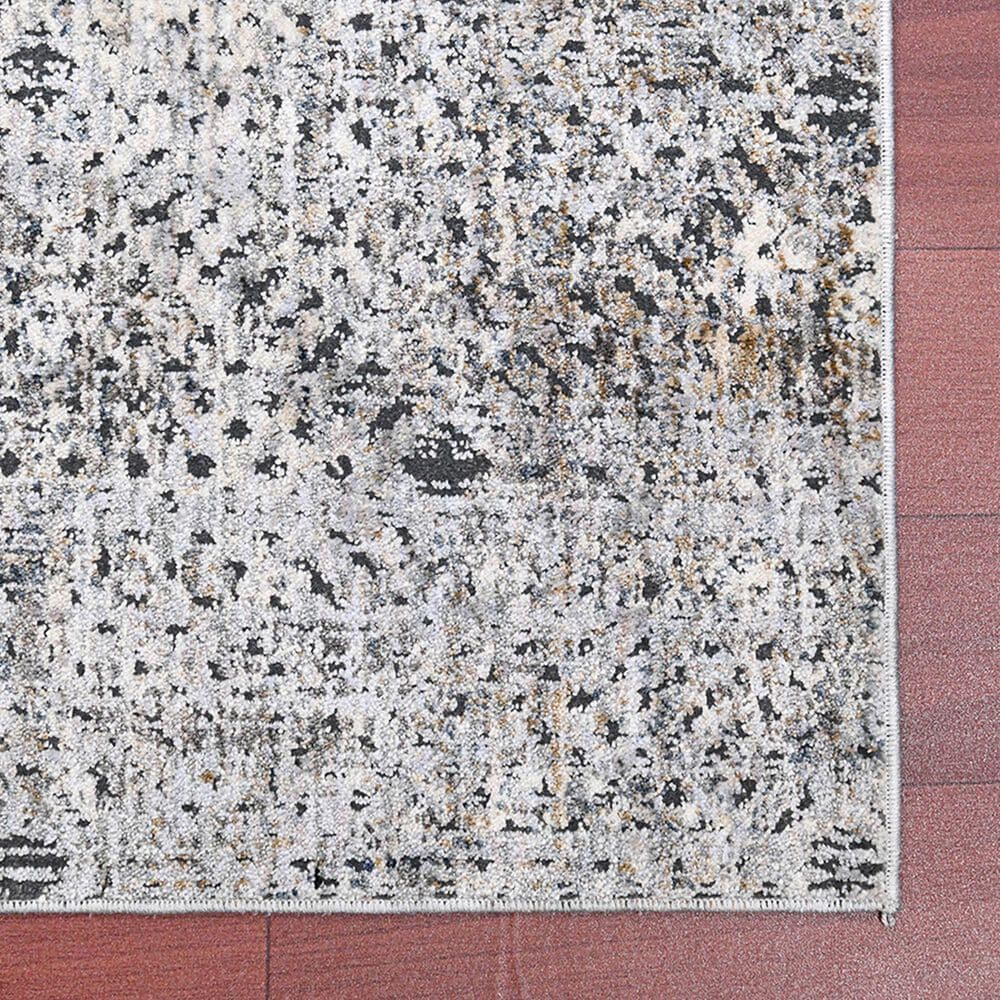 Amer Rugs Vermont VRM-4 2&#39;7&quot; x 8&#39; Gray Runner, , large