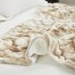 Duke Imports Whitetail Wave Plush Throw in Brown, , large