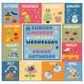 Safavieh Kids Playhouse KPH224M 5" Square Blue and Green Rug, , large