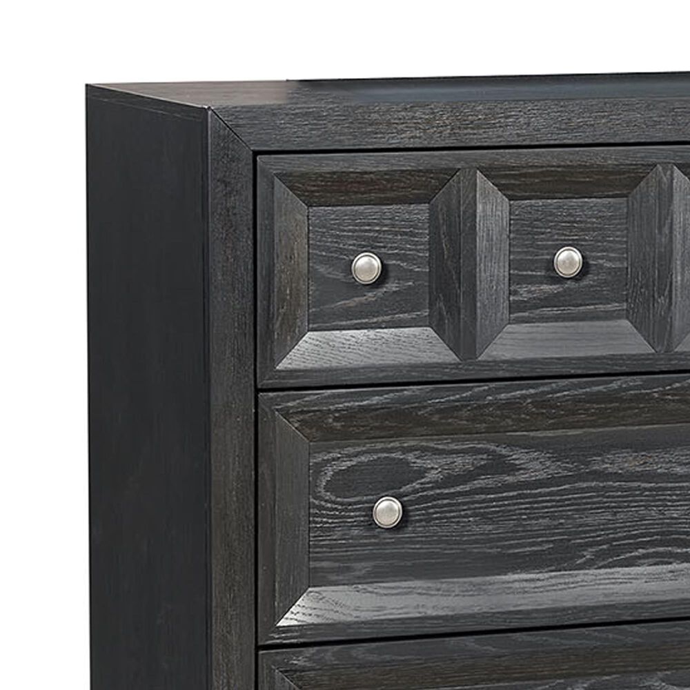 large black dresser Furniture of America Hatton Cross 6 Bedroom Drawer in Weathered Wood Precautions for Wearing a Department: M 8 drawer brass hardware Size:36K