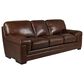 Simon Li 4-Piece Stationary Leather Living Room Set in Longhorn Bramble, , large