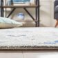 Safavieh Micro-Loop MLP387F 4" x 6" Gray and Blue Area Rug, , large