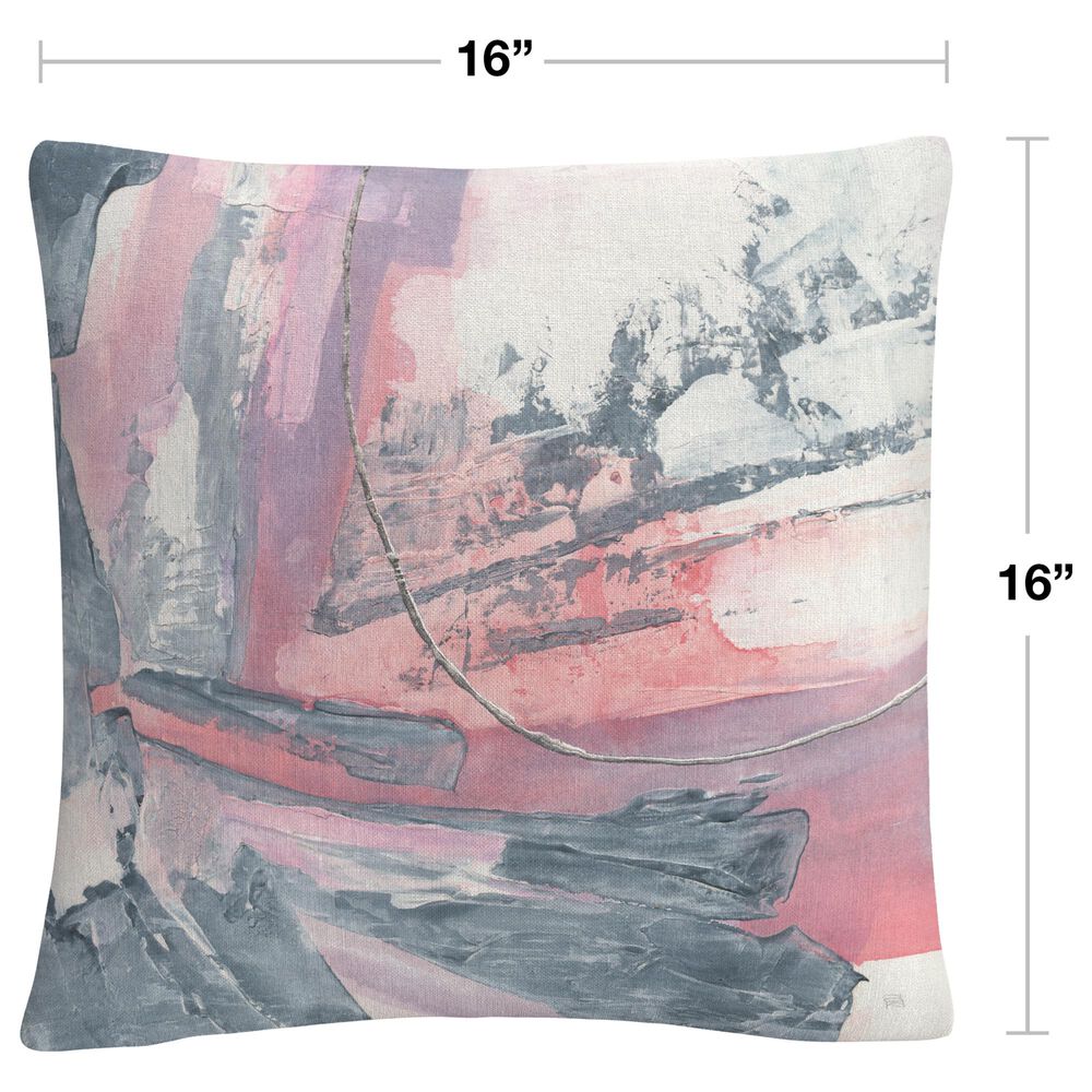 Timberlake Chris Paschke Whitewashed Blush I 16 X 16 Decorative Throw Pillow Nebraska Furniture Mart