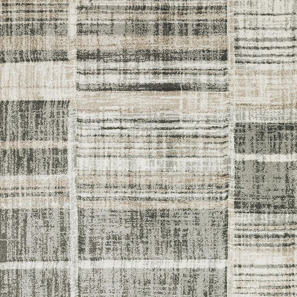 Oriental Weavers Cambria Faded Stripes 1&#39;10&quot; x 7&#39;6&quot; Beige Runner, , large