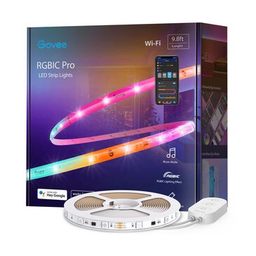 Govee 9.8 Ft. Wi-Fi RGBIC LED Strip Light in Multicolor, , large
