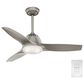 Hunter Wisp 44" Ceiling Fan with LED Light in Painted Pewter, , large