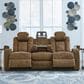Ashley Wolfridge Power Reclining Sofa in Brindle, , large
