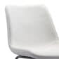 Zuo Modern Byron Counter Chair in White/Black, , large