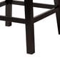Baxton Studio Theron Swivel Counter Stool with Grey Cushion in Espresso Brown (Set of 2), , large