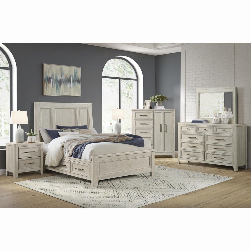 Intercon Carlson 2-Drawer Nightstand in Washed Linen, , large