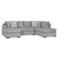 Ashley Casselbury 2-Piece Left Facing Sectional with Chaise in Cement, , large
