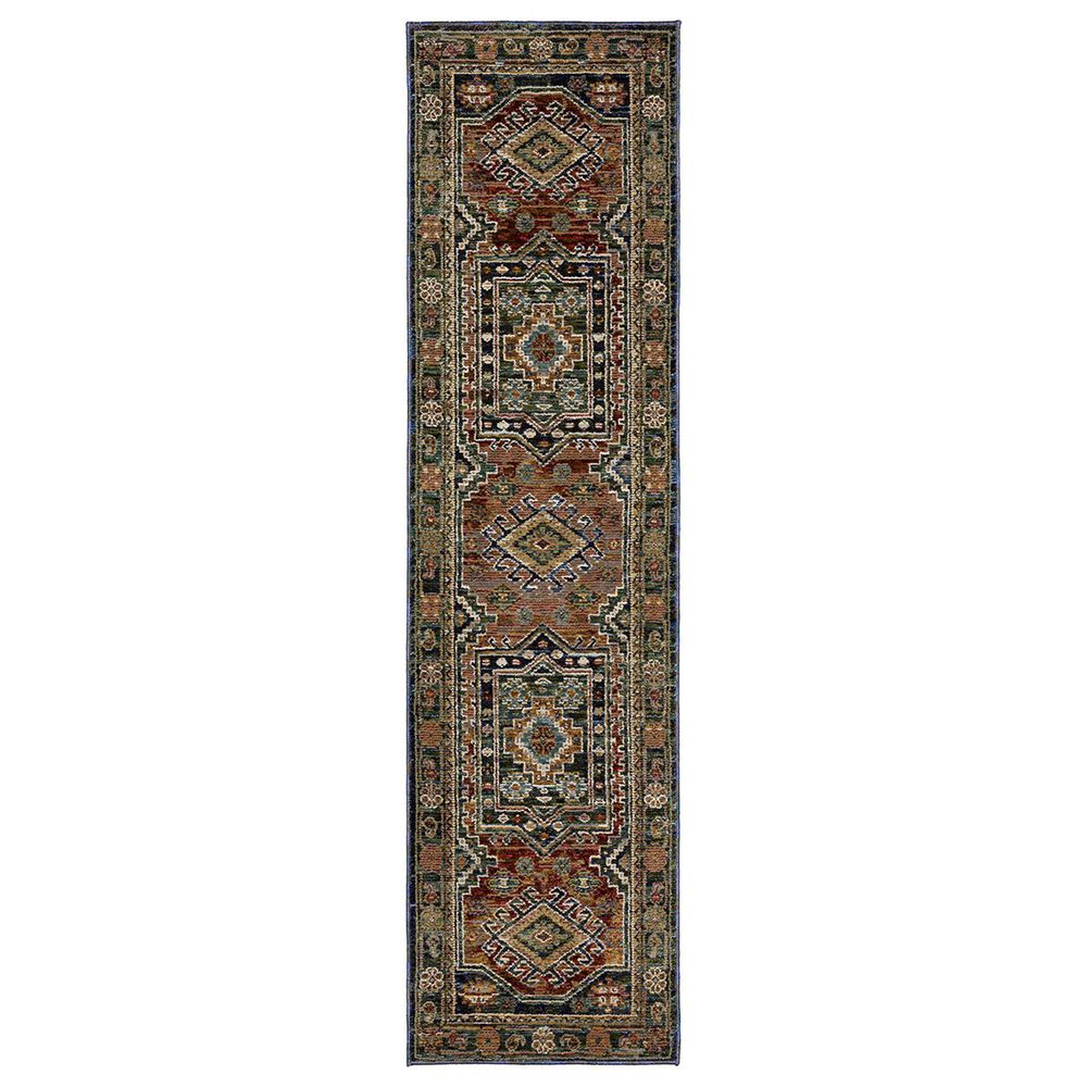 Oriental Weavers Andorra 2"3" x 8" Blue and Multicolor Runner, , large