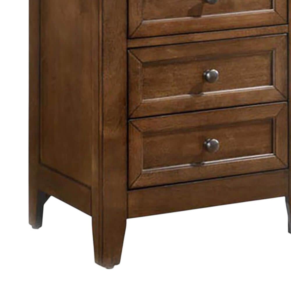 Hawthorne Furniture San Mateo King Storage Bed with Two Nightstands in Tuscan, , large