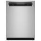 KitchenAid 24" Built-In Pocket Handle Dishwasher with FreeFlex 3rd Rack and LED Interior Light in PrintShield Stainless Steel, , large