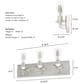 Hunter Perch Point 3-Light Vanity in Brushed Nickel, , large