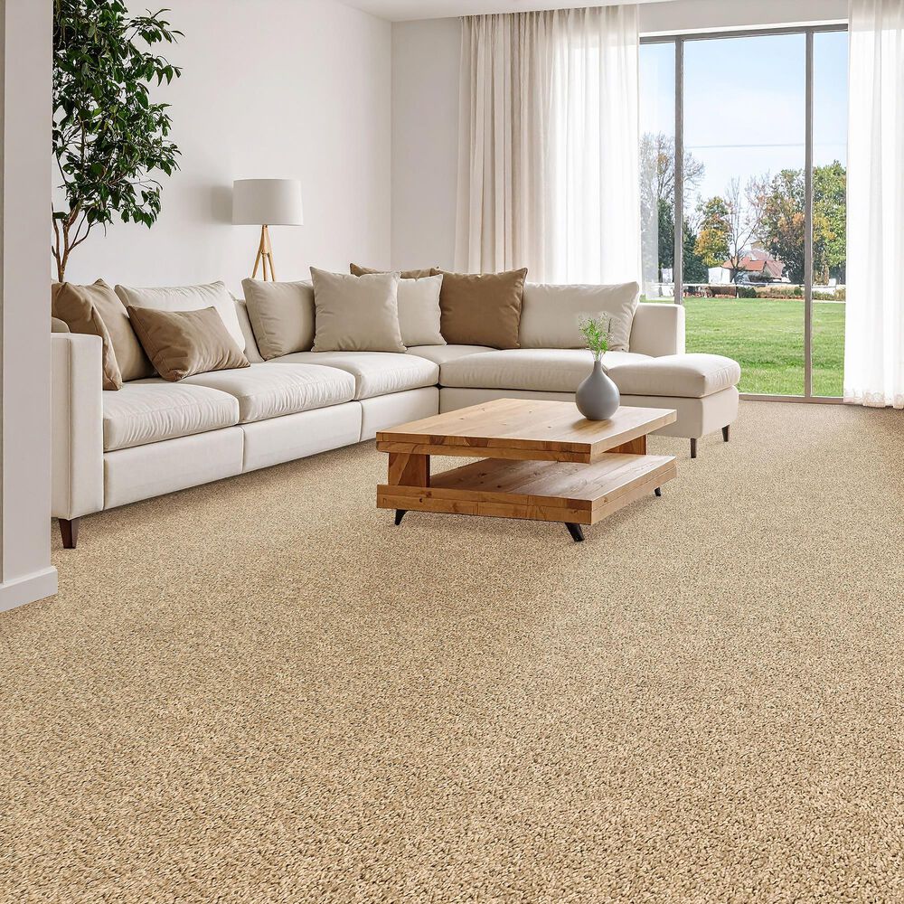 Mohawk Paw Pathway Carpet in Midsummer Light, , large