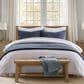 Levtex Velvet Stitch 3-Piece King/California King Reversible Quilt Set in Navy, , large