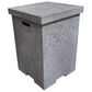 Elementi Fire 20" Square Tank Cover in Gray, , large