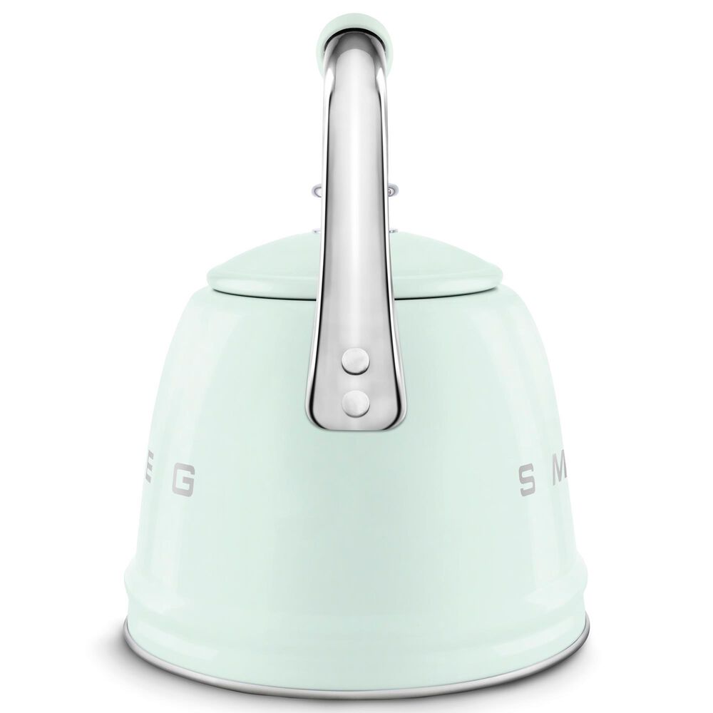 SMEG 2.3L Retro Style Electric Whistling Kettle in Pastel Green, , large