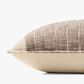 Loloi 16" x 26" Lumbar Throw Pillow in Brown and Ivory, , large