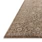 Loloi II Newman 6"7" x 9"10" Dark Taupe and Natural Area Rug, , large