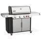 Weber Genesis S-435 Liquid Propane Gas Grill in Stainless Steel, , large