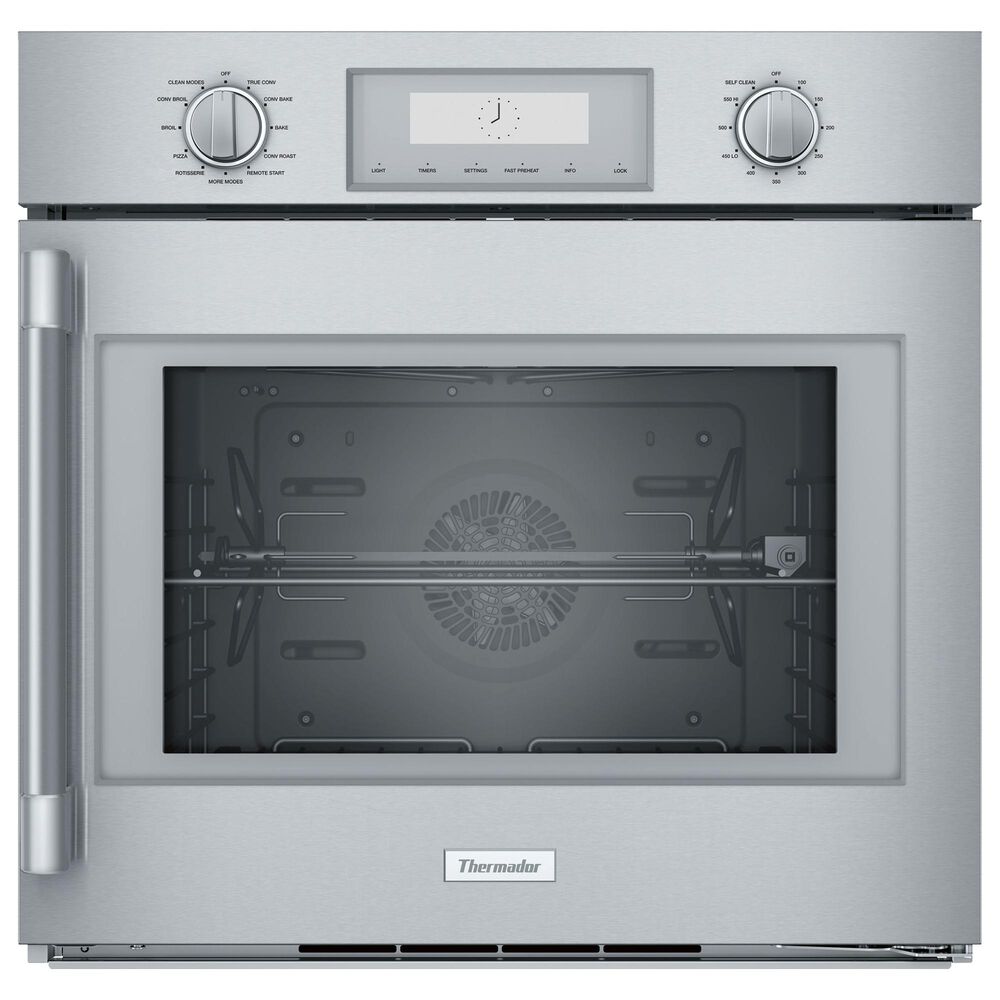 Thermador 30" Professional Single Electric Wall Oven with Right Side Opening Door in Stainless, , large