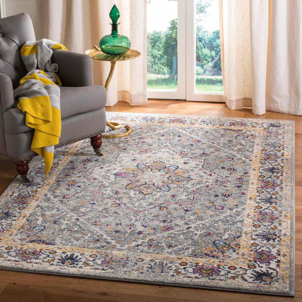 Safavieh Evoke EVK288F 4&#39; x 6&#39; Grey Area Rug, , large