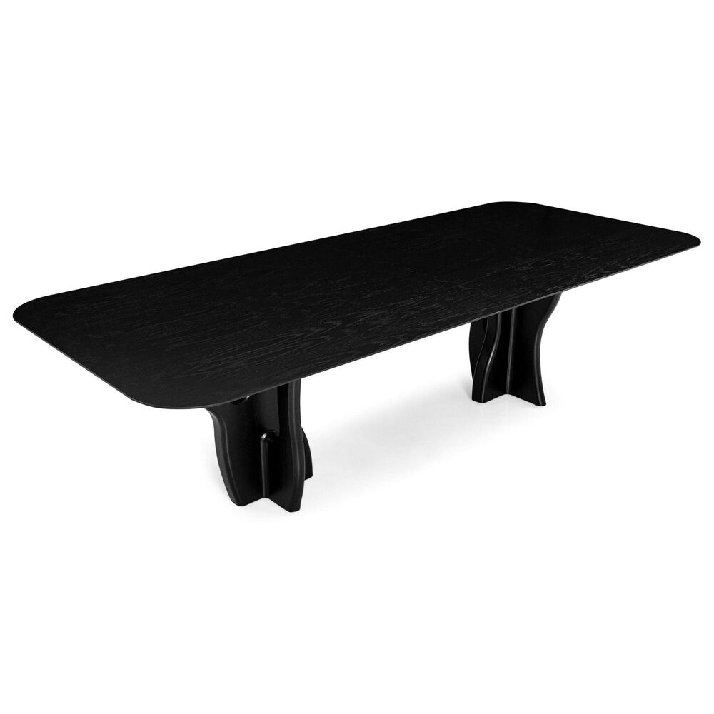 Herval Corporation Suma 86&quot; Dining Table in Black Oak, , large