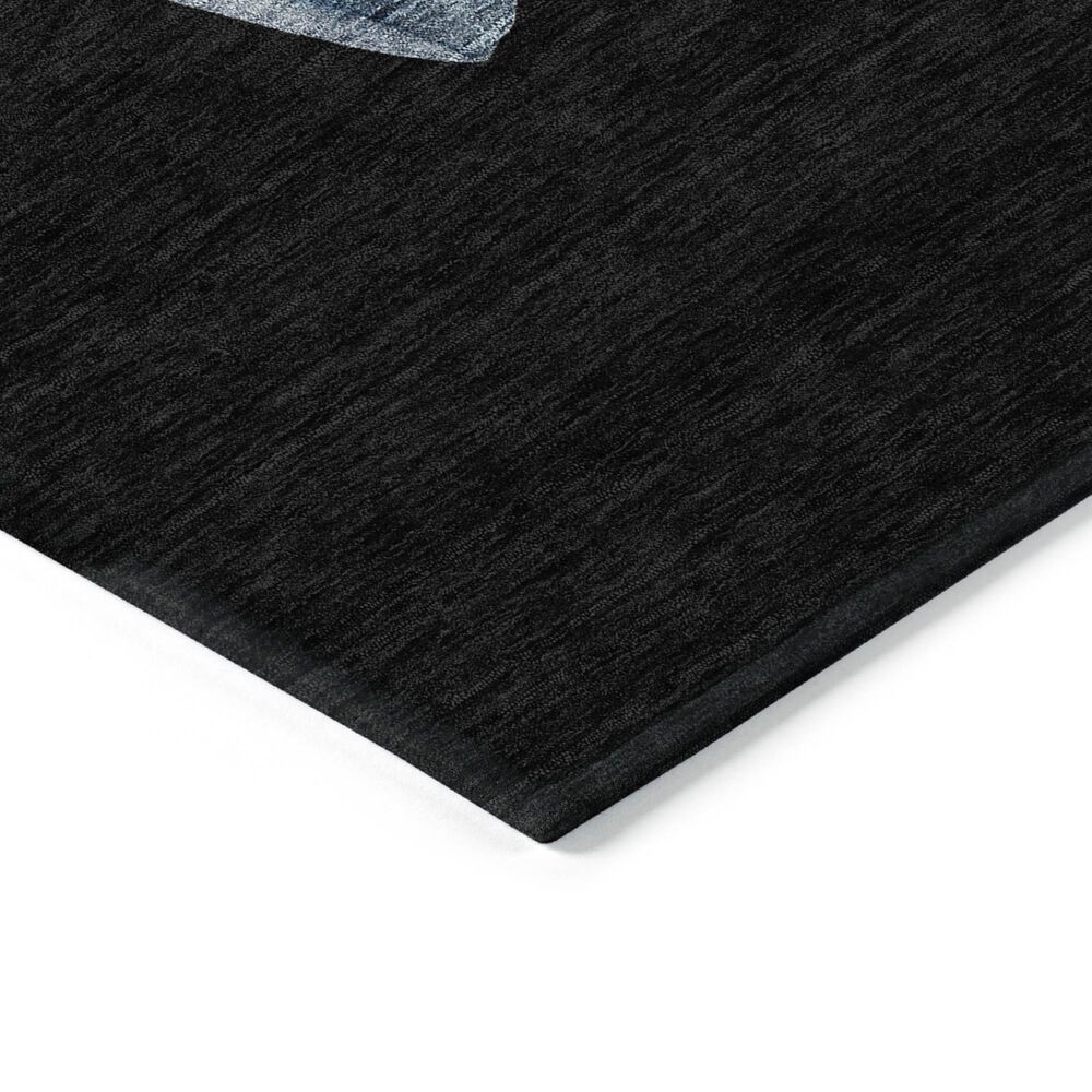 Dalyn Rug Company Wonderland WN34 Black 3&#39; x 5&#39; Area Rug, , large