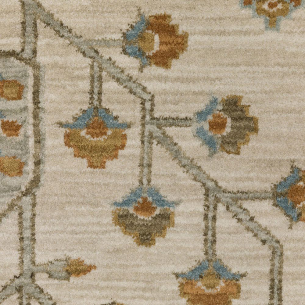 Oriental Weavers Maeve Beige and Rust 2&#39;3&quot; x 7&#39;6&quot; Runner, , large