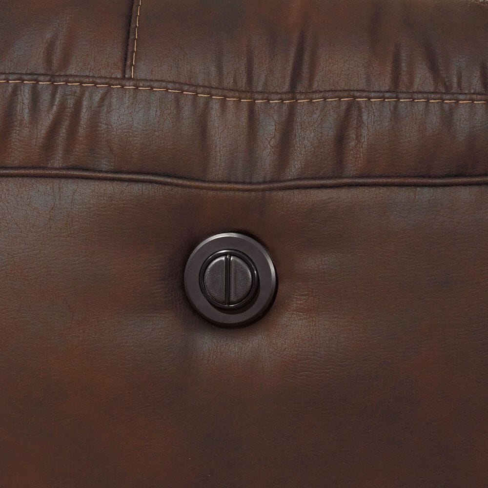 Ashley Stoneland Power Reclining Sofa in Chocolate, , large