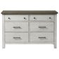 Eastern Shore Timber Ridge 6-Drawer Dresser in Weathered Washed Sierra, , large