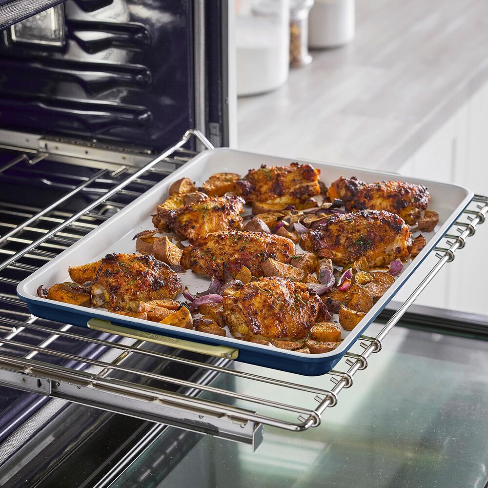 Green Pan Reserve Bakeware 13" x 18" Half Sheet Pan in Oxford Blue, , large