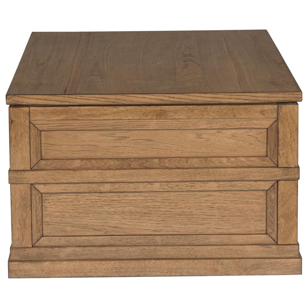 Ashley Sharlance Lift Top Cocktail Table in Light Brown, , large
