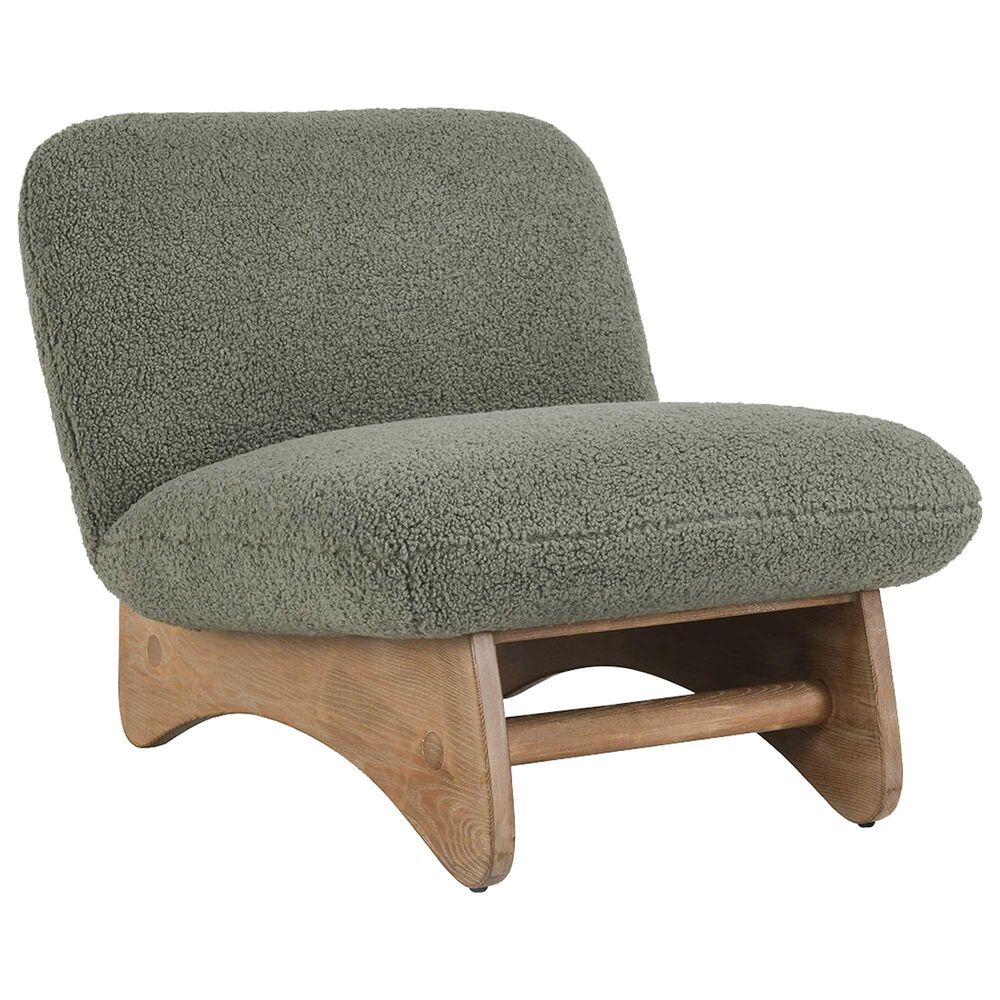 Classic Home Astra Accent Chair in Olive Green, , large