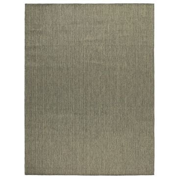 Nourison Horizon HOZ02 Green 8" x 10" Indoor/Outdoor Area Rug, , large