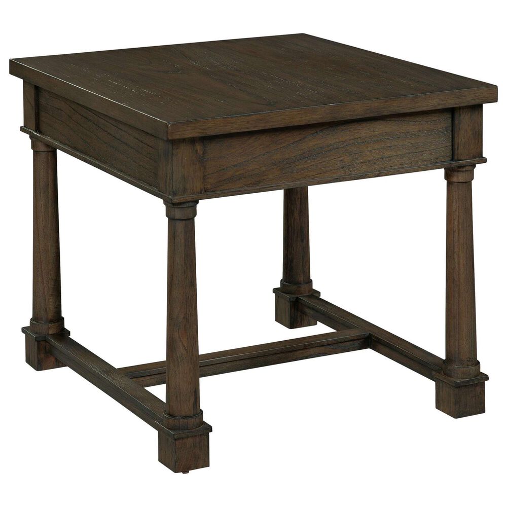 Hekman Linwood Rectangular End Table in Brown, , large