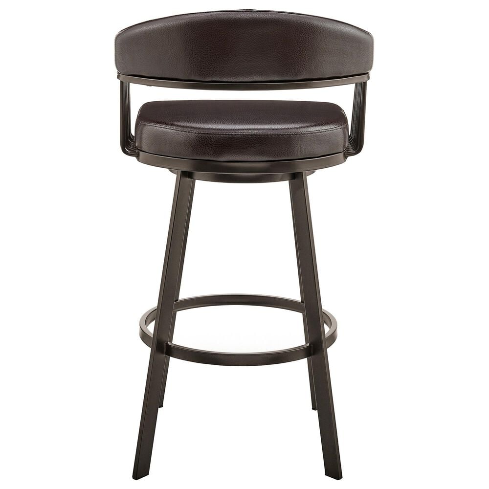 Blue River Bronson 30&quot; Swivel Barstool in Chocolate/Java, , large