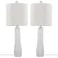 LumiSource Pearl Table Lamp in Matte White (Set of 2), , large
