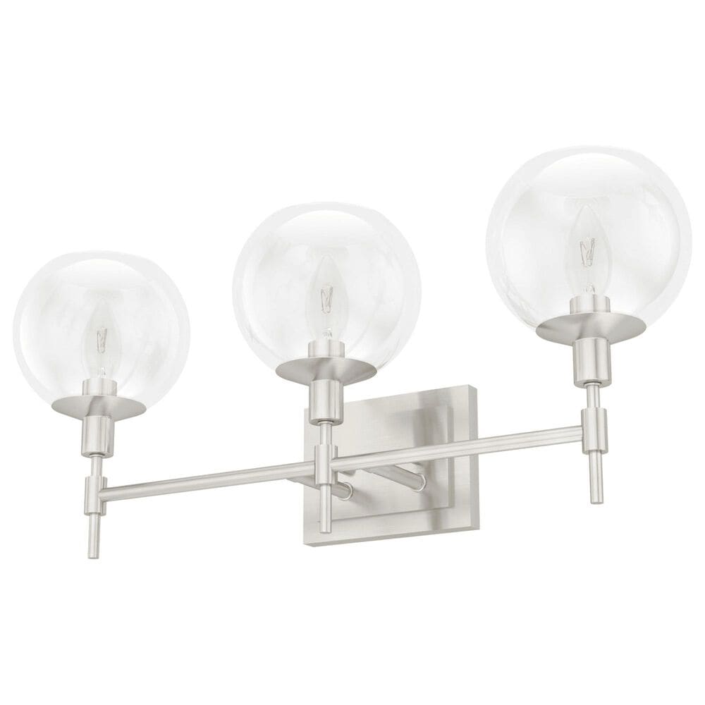 Hunter Xidane 3-Light Vanity in Brushed Nickel, , large