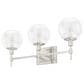 Hunter Xidane 3-Light Vanity in Brushed Nickel, , large