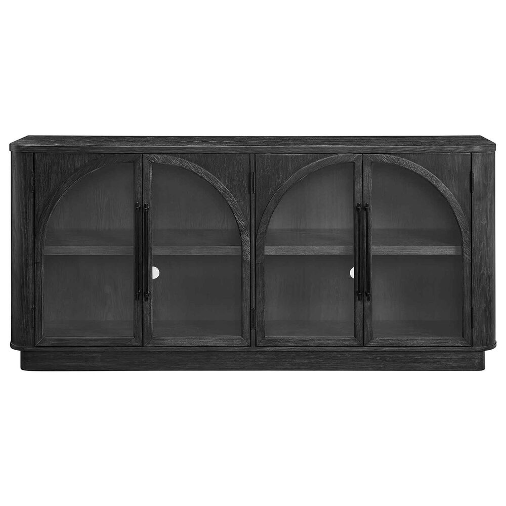 Wycliff Bay Harper 70&quot; Large TV Stand in Black, , large