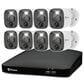 Swann Enforcer 8 Camera 8 Channel 4K Ultra HD DVR 2TB HDD Security System with Mic in White, , large