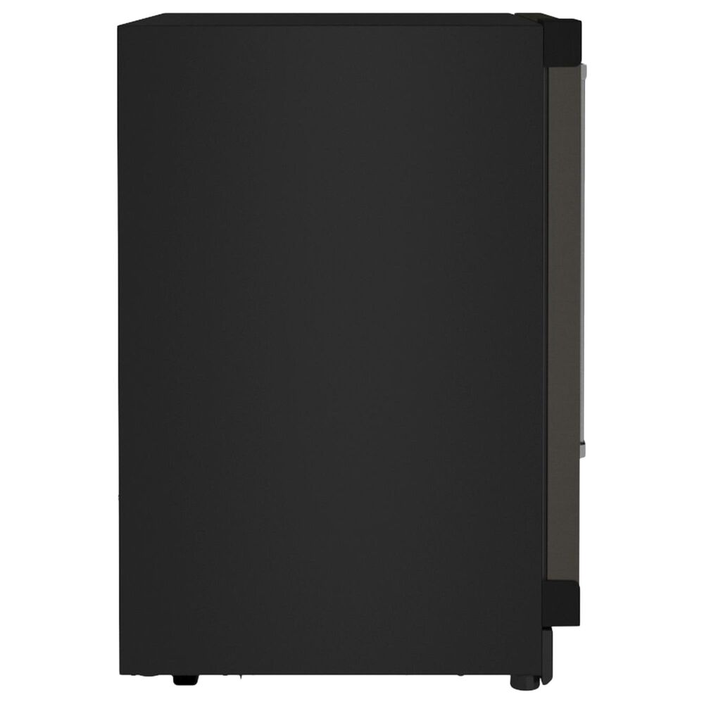 KitchenAid 24&quot; Beverage Center with Left Hinge and Metal-Front Racks in Black Stainless Steel, , large